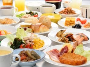 朝食ビュッフェ