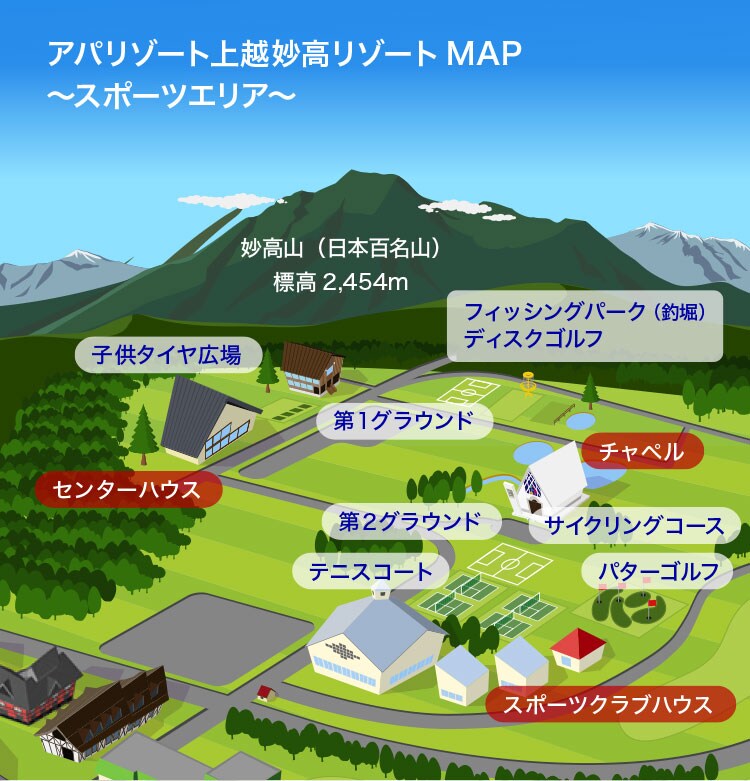 アパリゾート上越妙高リゾートMAP