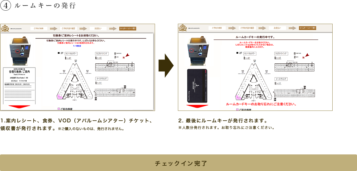4 ルームキーの発行