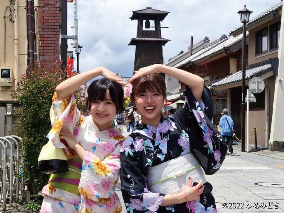 ②着物で小江戸川越を観光しよう