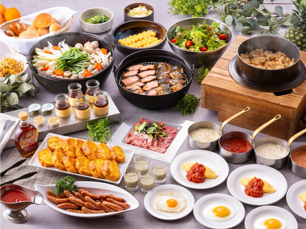 朝食ビュッフェのイメージ