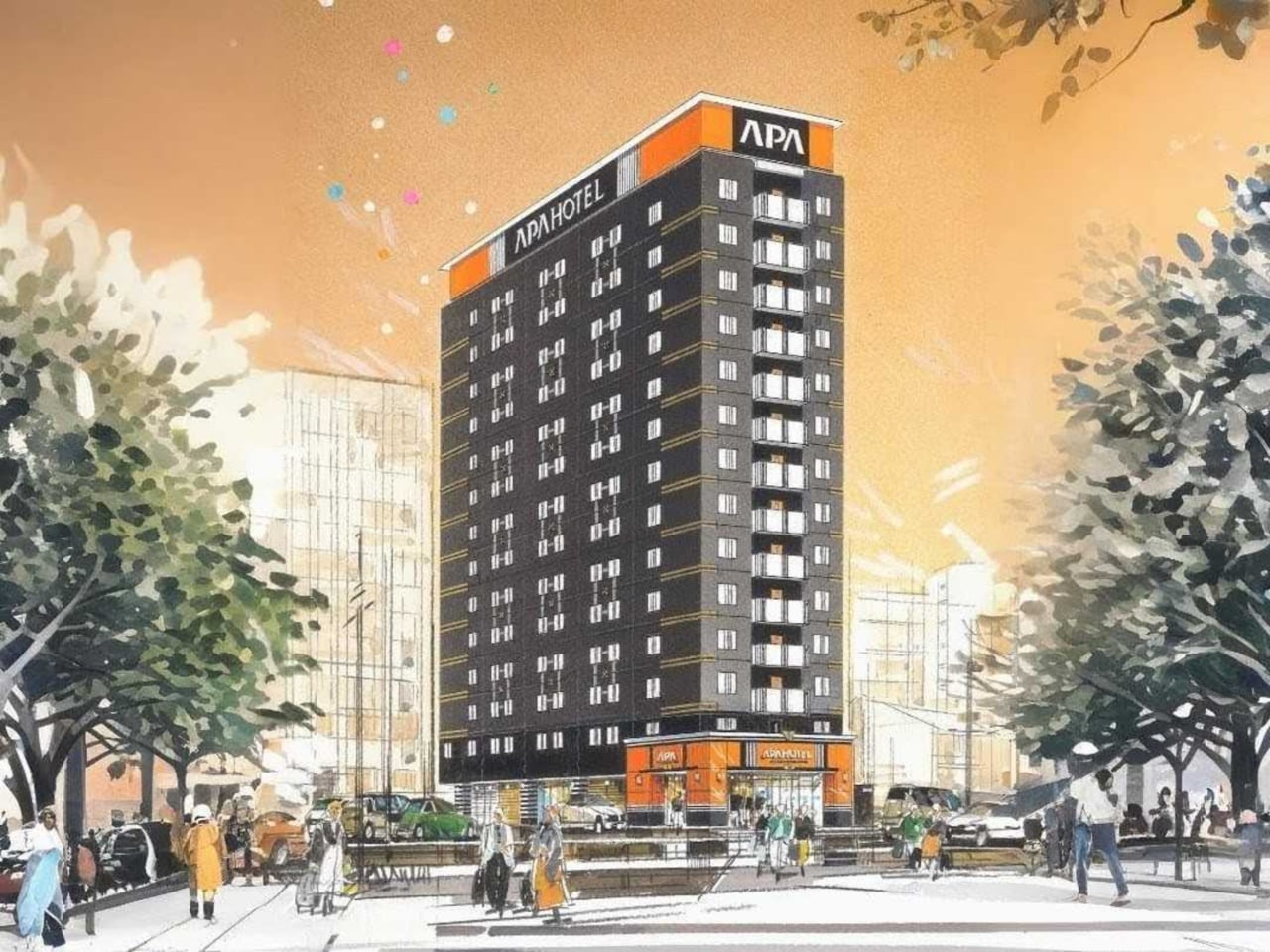 アパホテル〈札幌大通駅前西〉2025年12月18日（木）開業予定画像