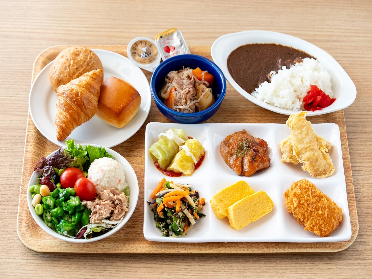 プレート盛り付け一例