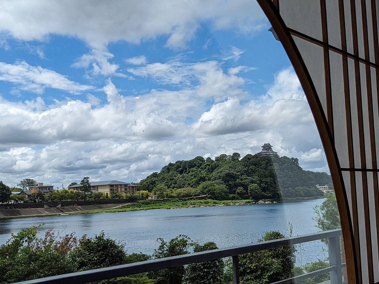 国宝犬山城を望む景観