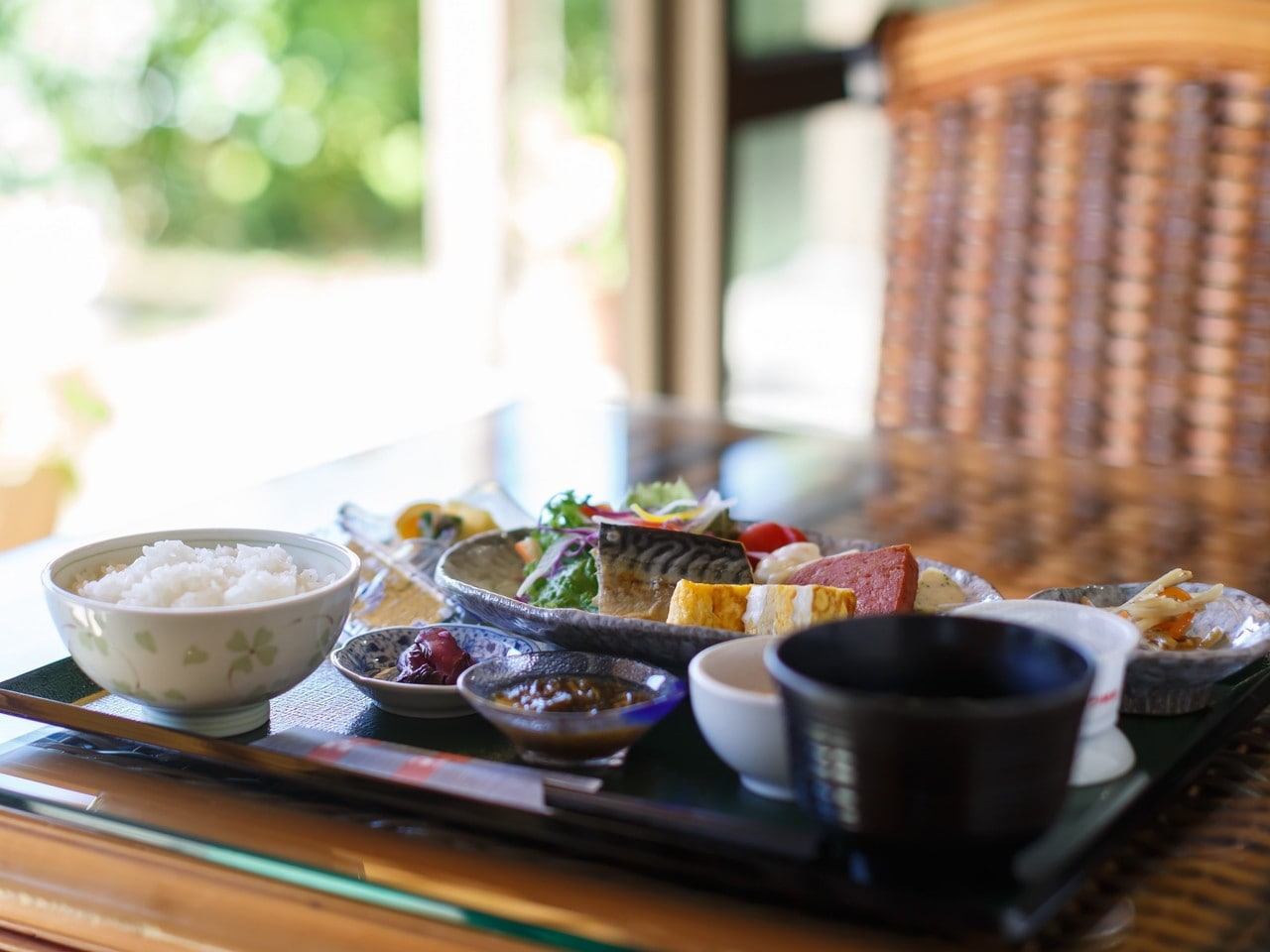 ボリューム満点の朝食です。