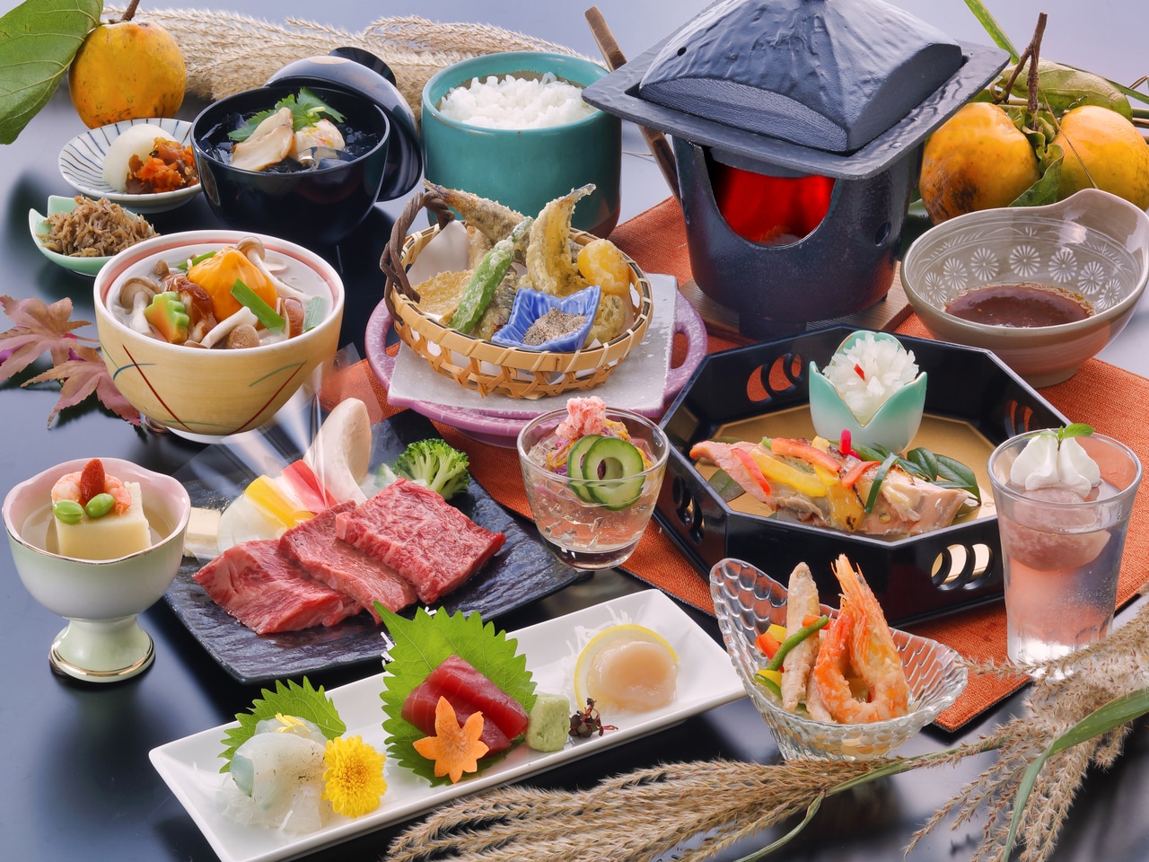 和食お膳料理仙台牛食べ比べ