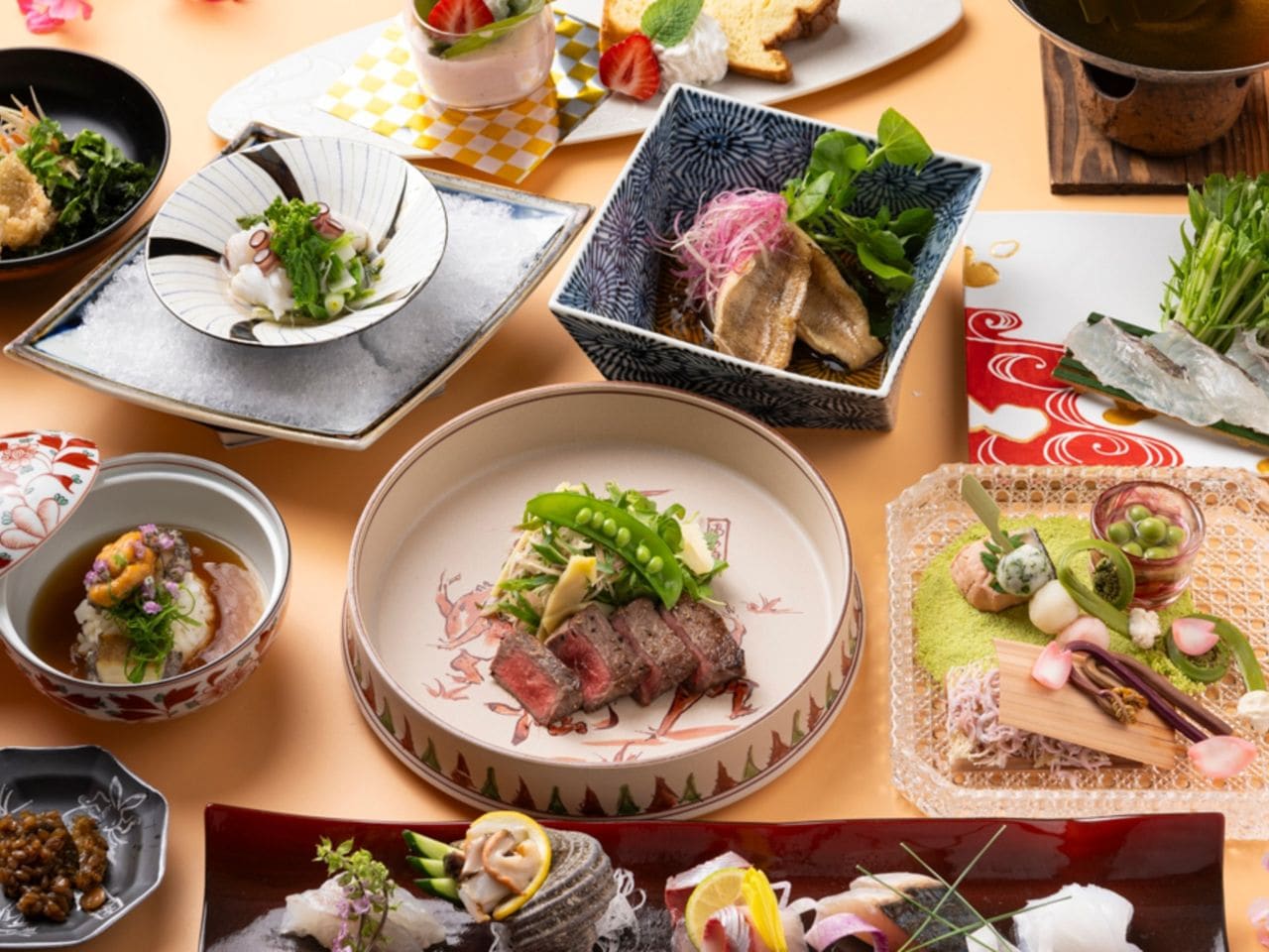 旬の食材に舌鼓