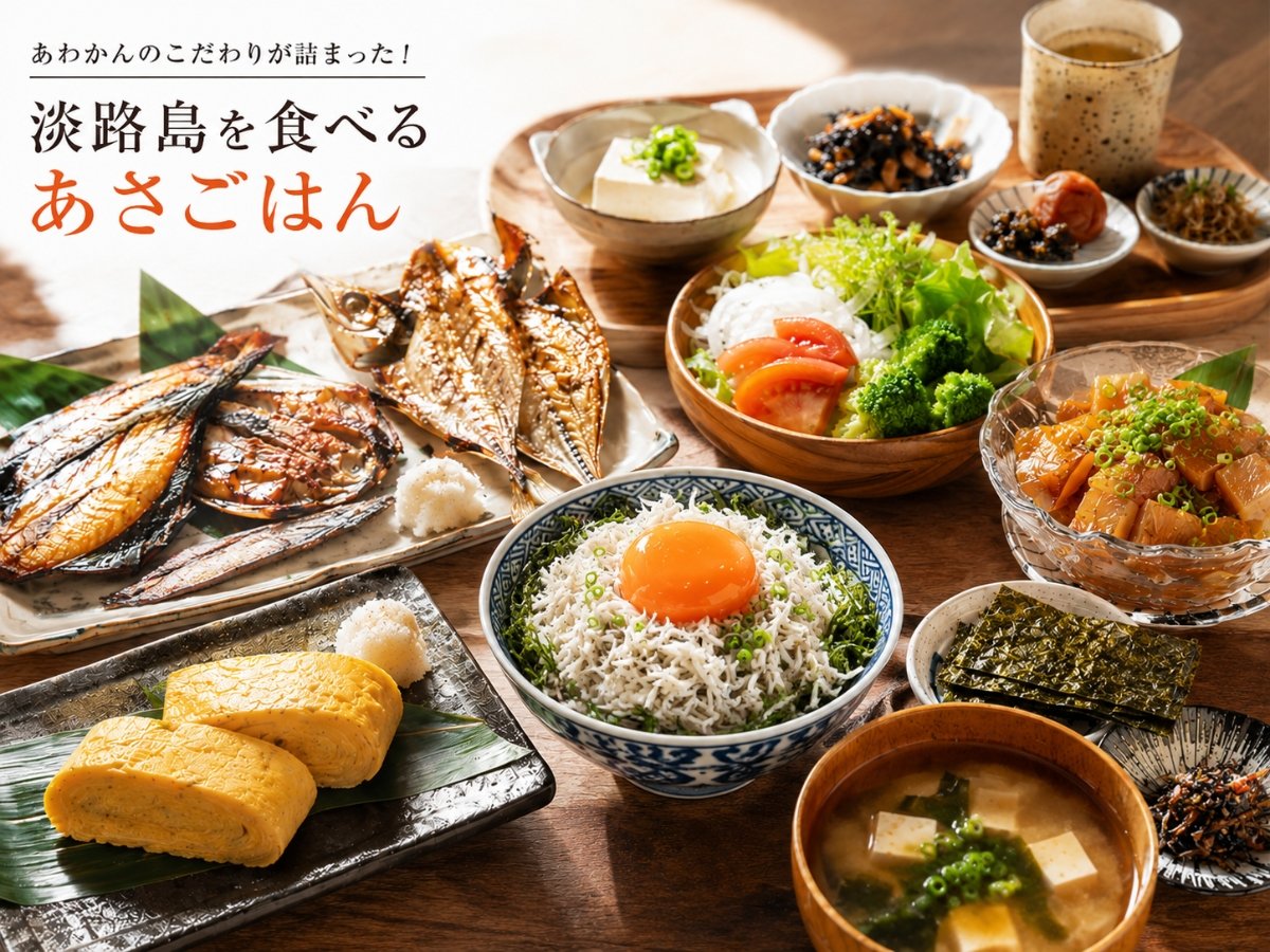 あわかん「淡路島を食べる」朝食ビュッフェ