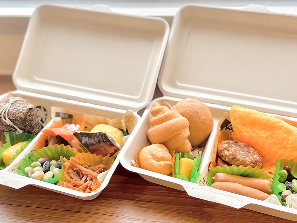 朝食はホテルでテイクアウトをご準備させて頂きます。