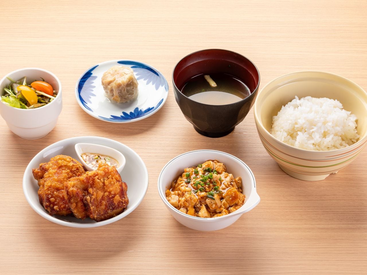 ザンギ麻婆豆腐Set