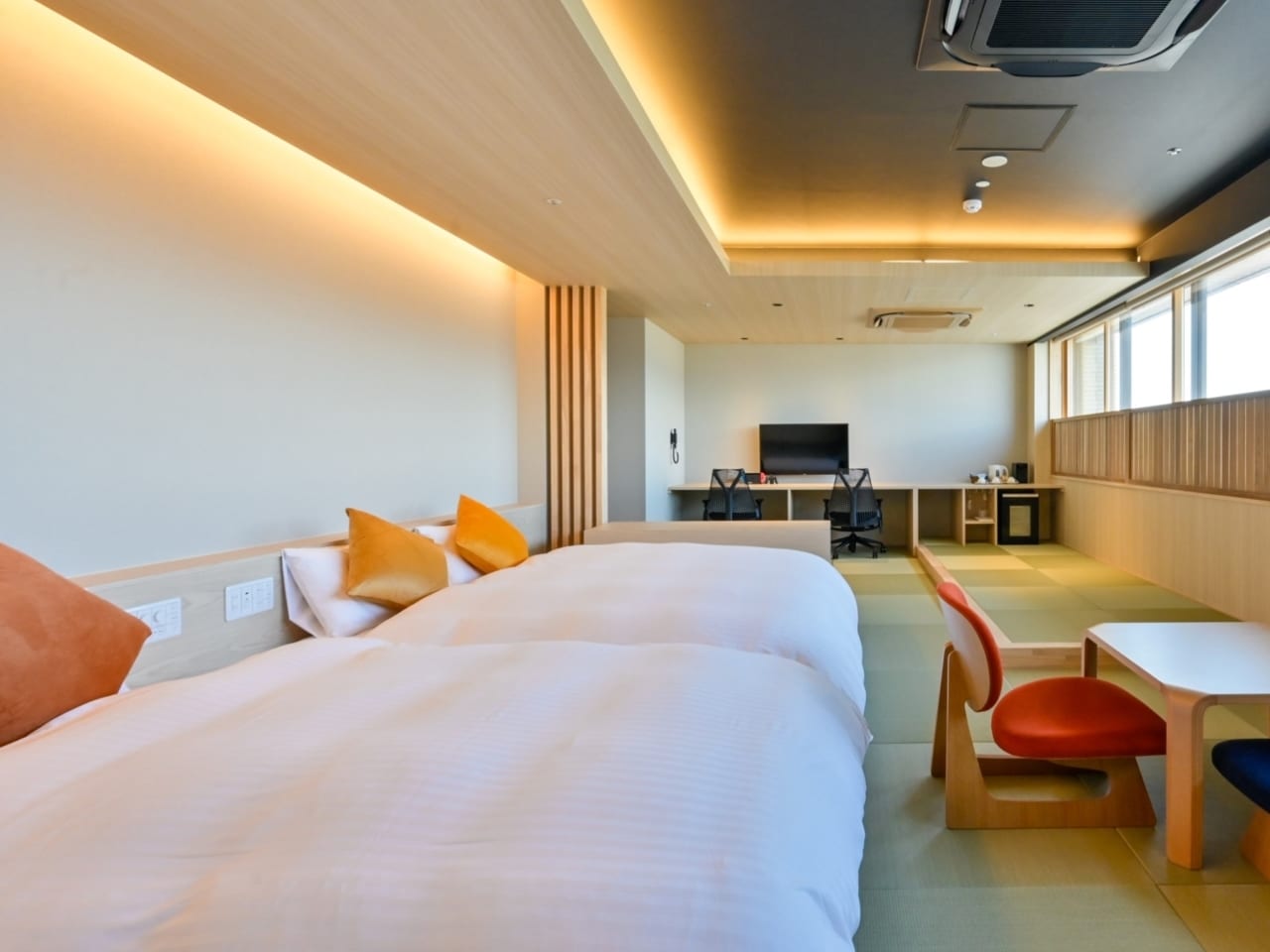 キングダブルルーム＋ダブルルーム