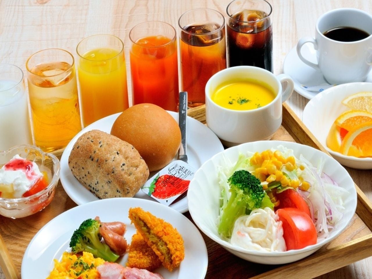 朝食一例(洋食)