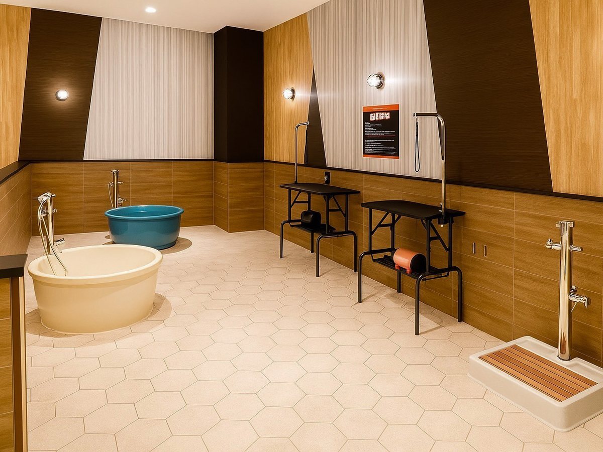 【ワンちゃん用浴槽】