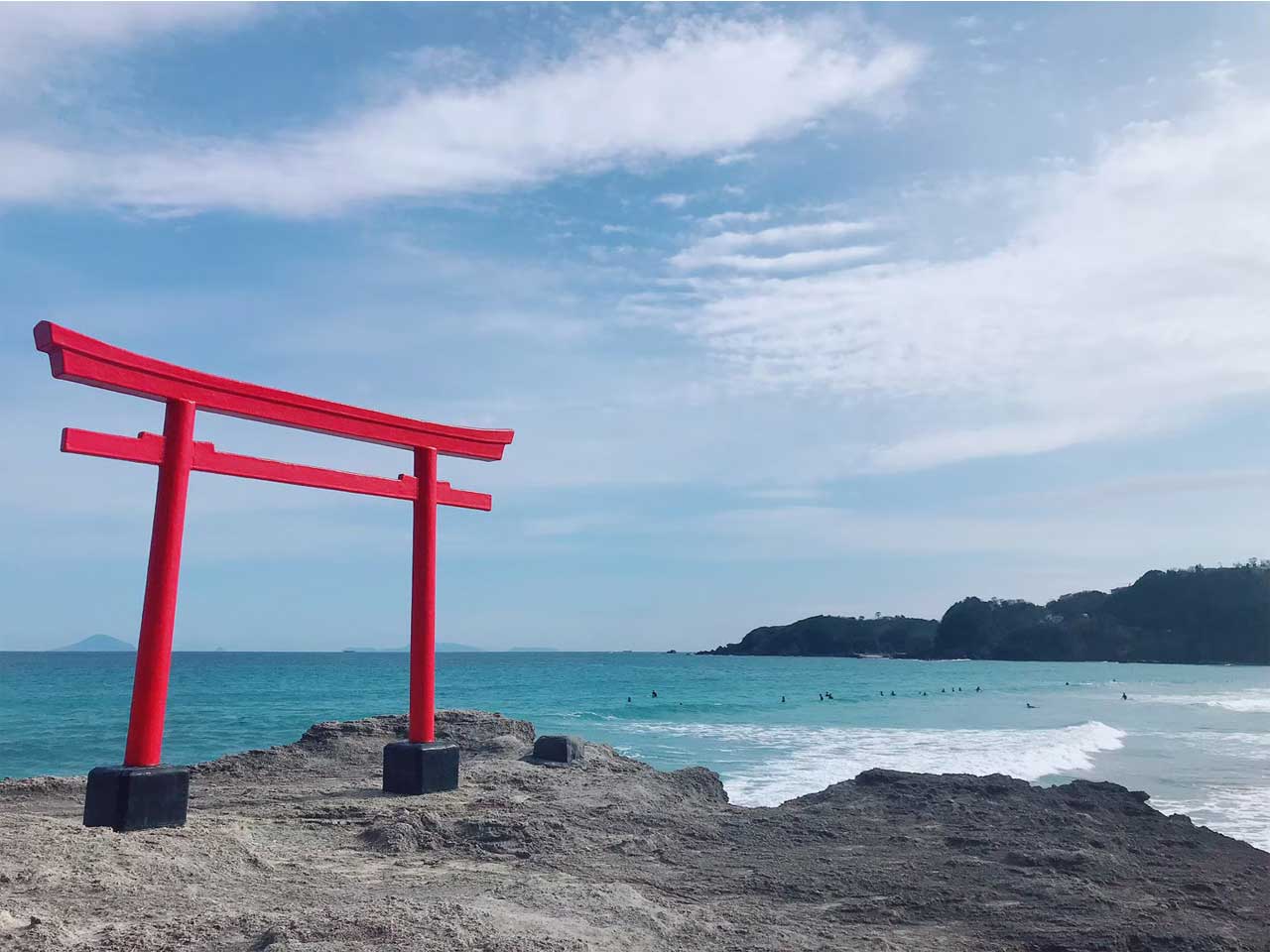 白浜神社の鳥居