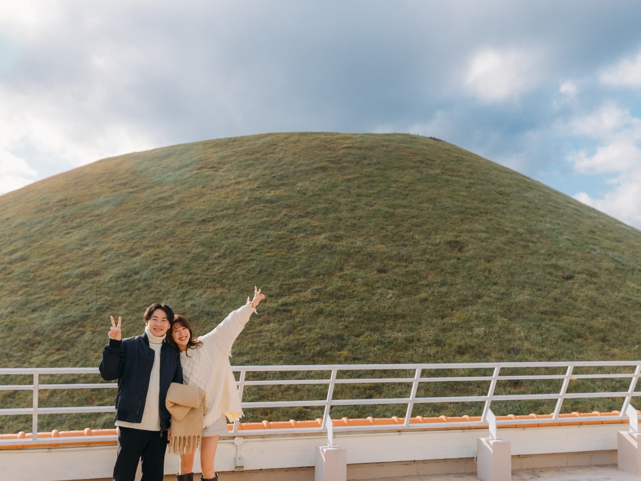 国の天然記念物「大室山」がすぐ目の前！