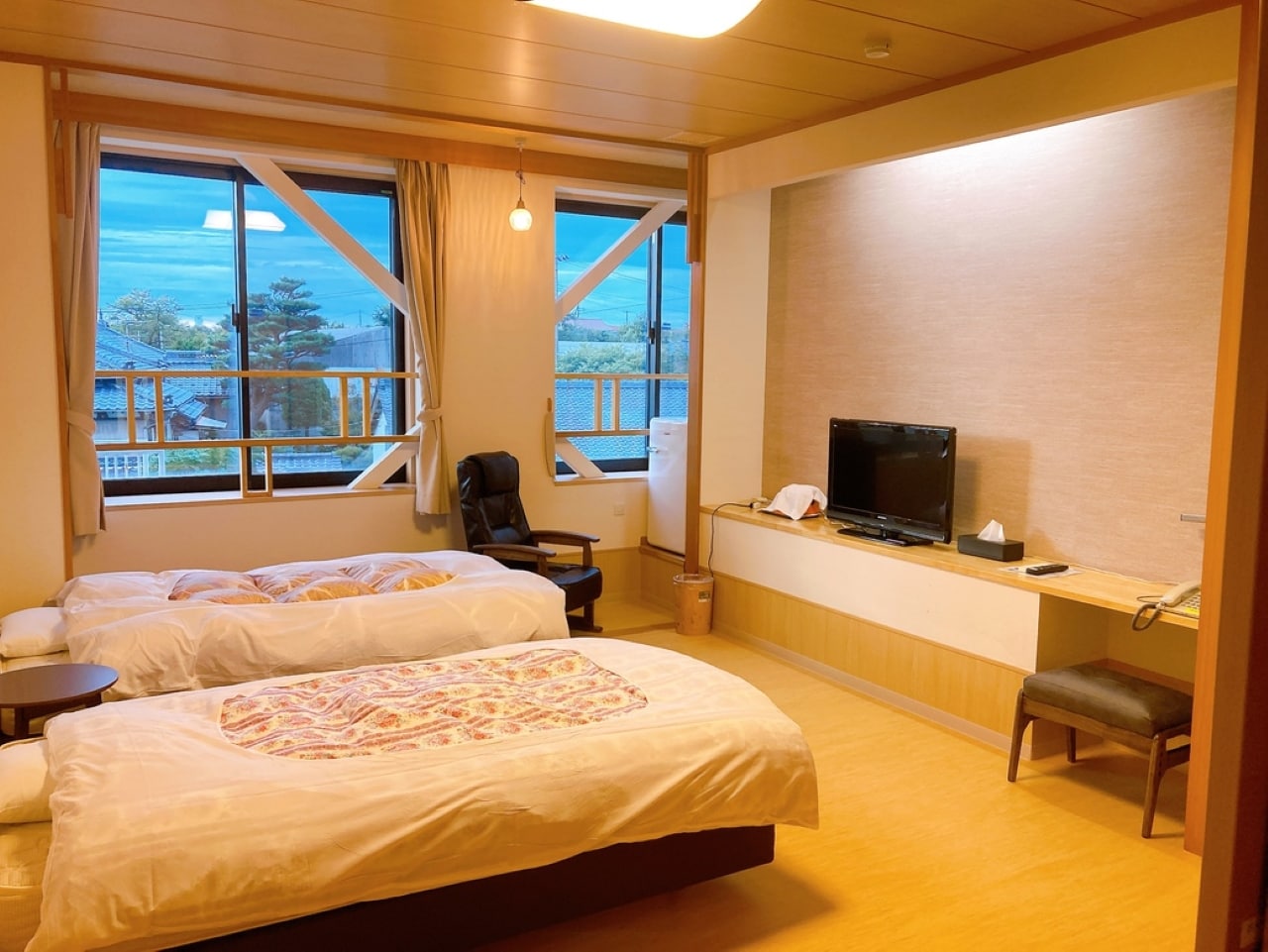 洋室ツイン【禁煙】（バス無し・トイレ有り）