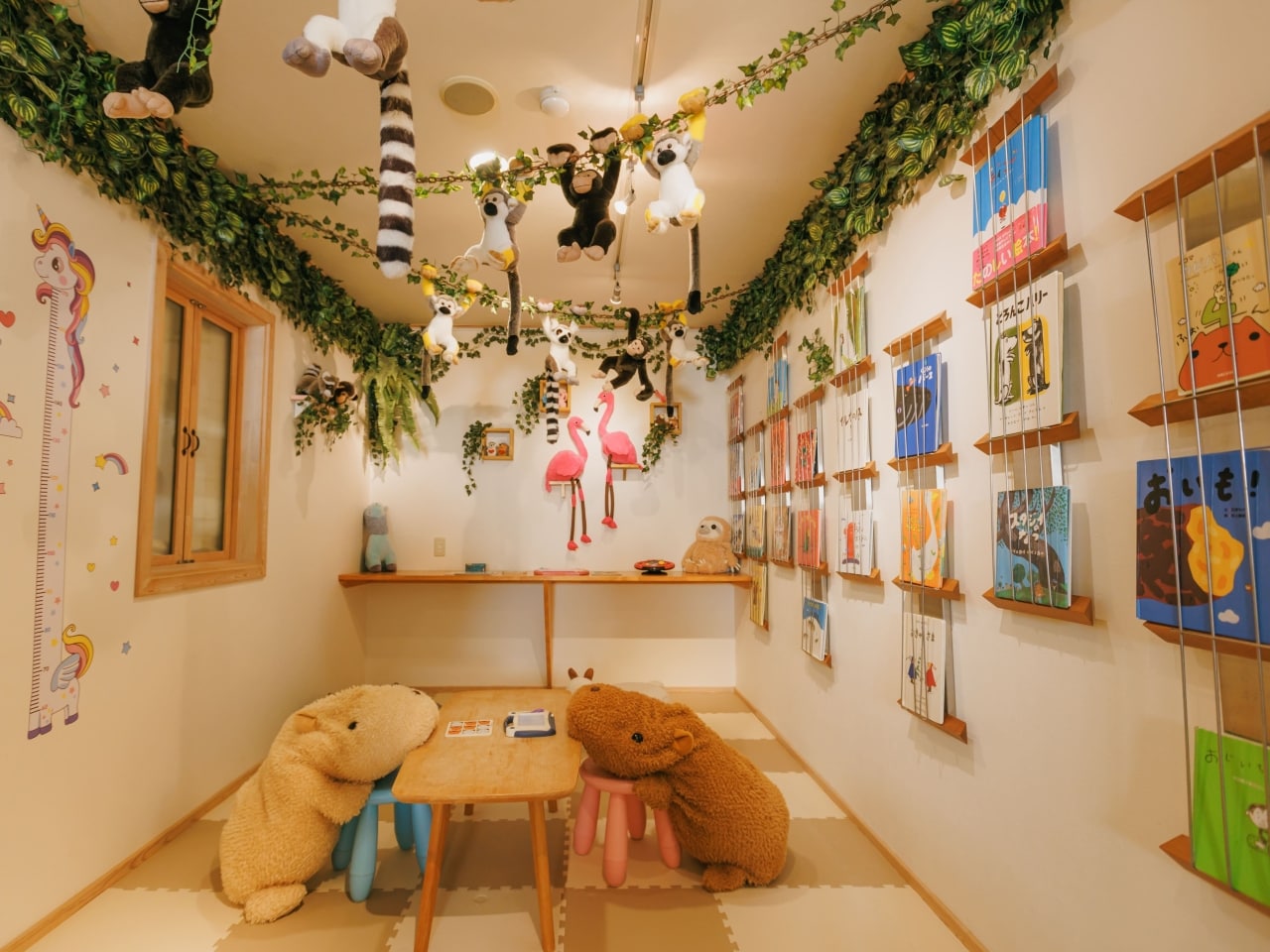 キッズスペース：お客様の共有スペース、旅のひととき、ゆっくりとおくつろぎください。