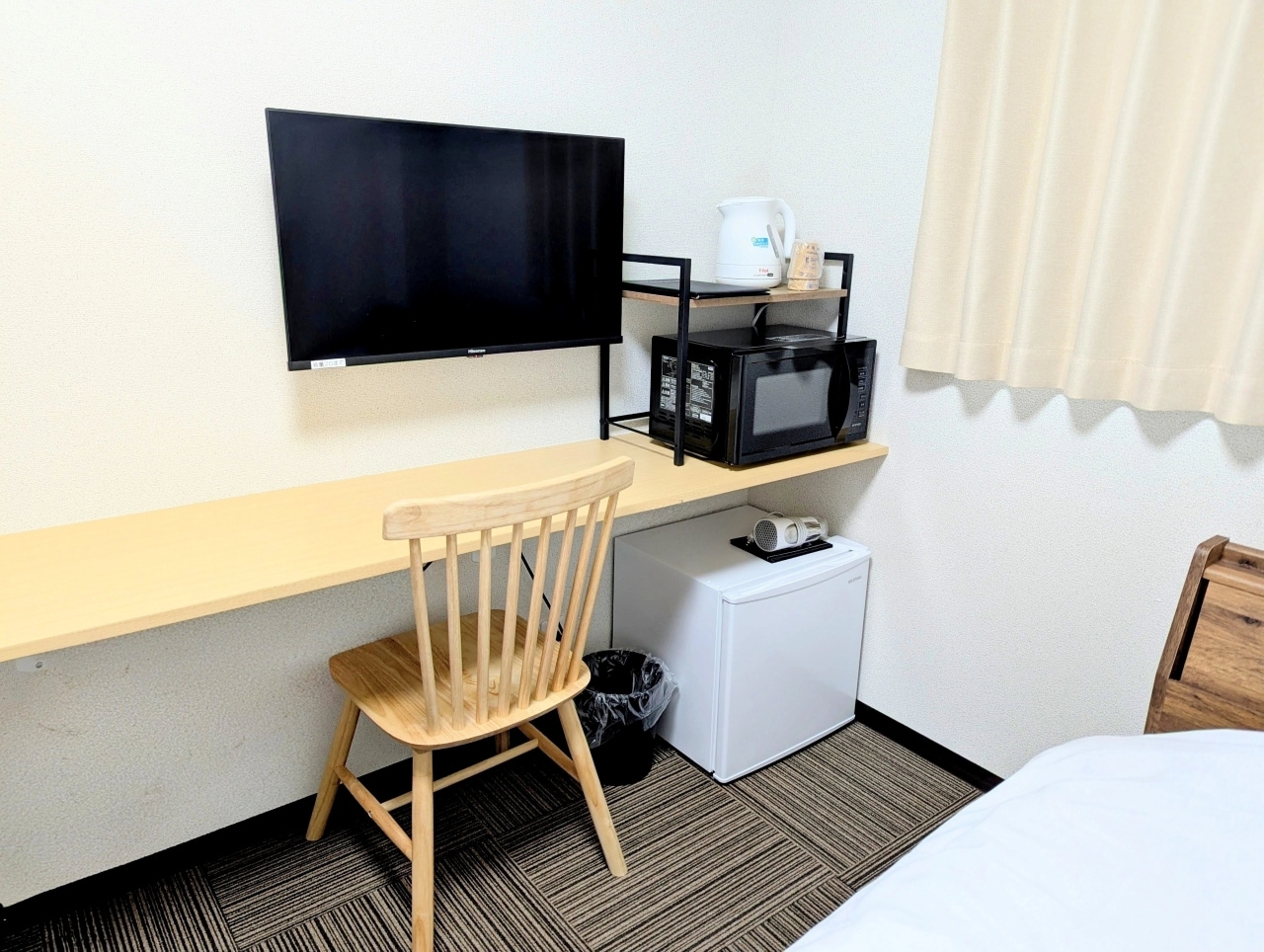 【禁煙】1階洋室シングルユニットバス付（ウォシュレット付）