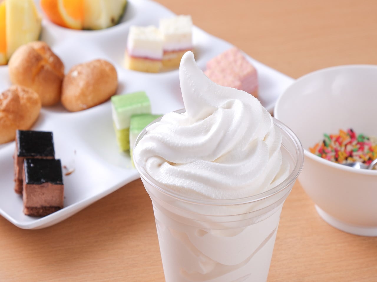 出発前に、ほっとひとくち