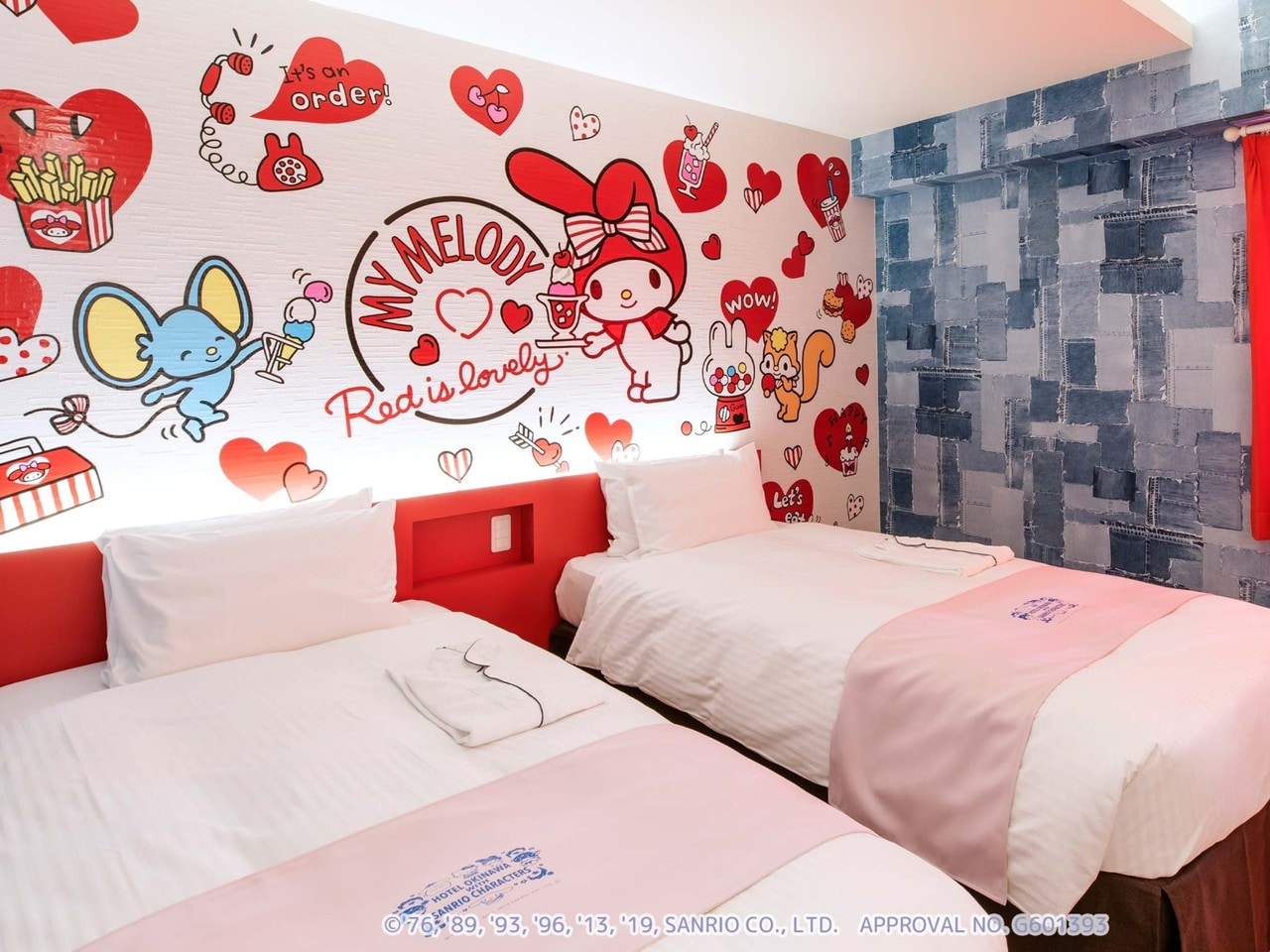 マイメロディルーム　キャラクターツイン（一例）