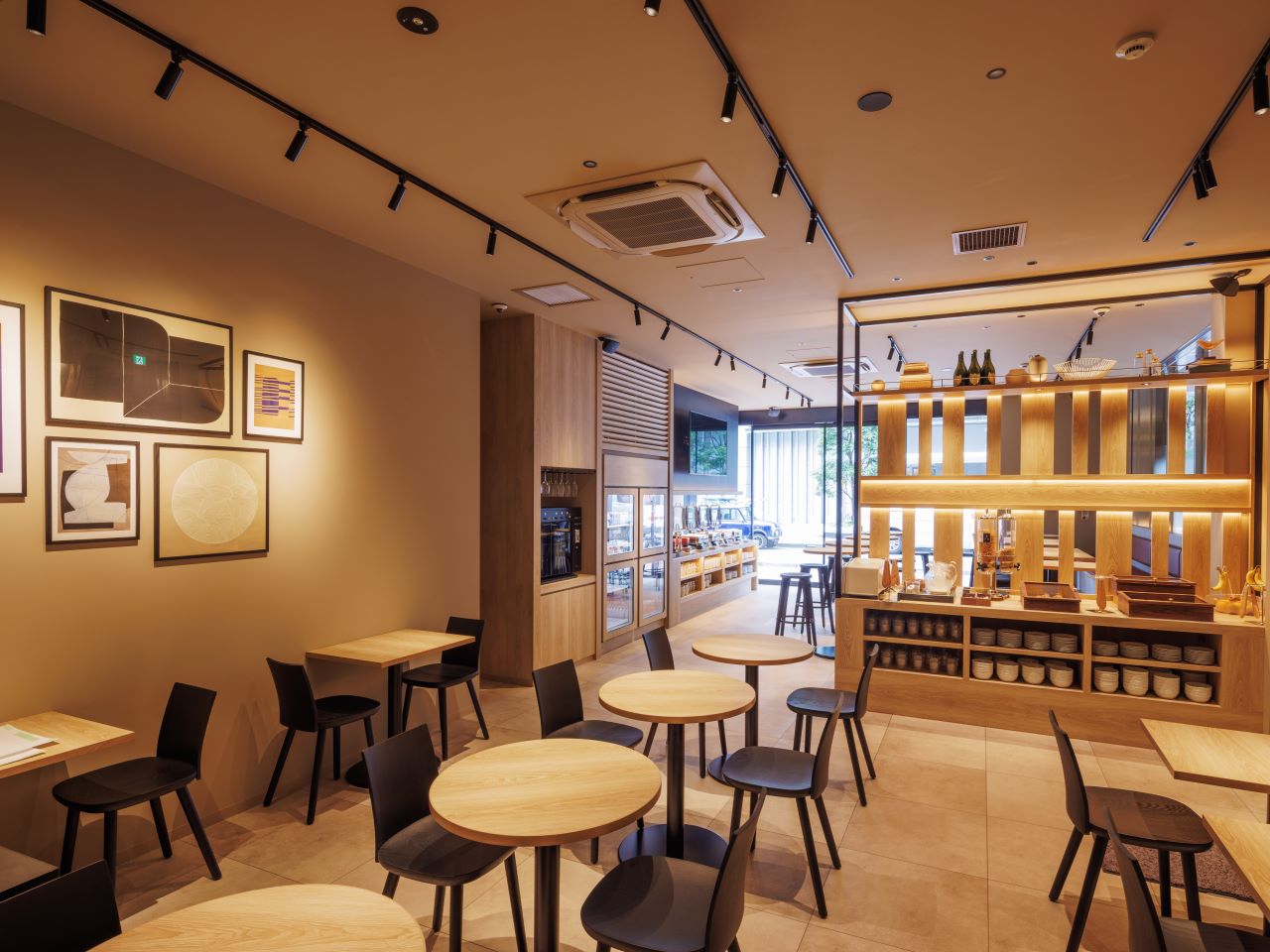 朝食会場「the b bar」