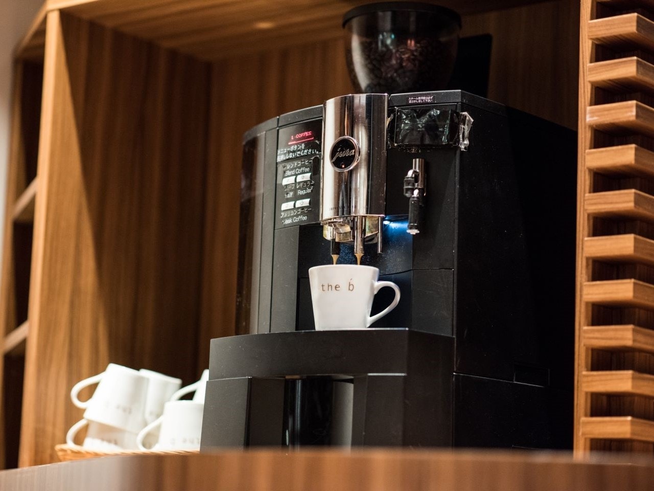 無料コーヒーマシン