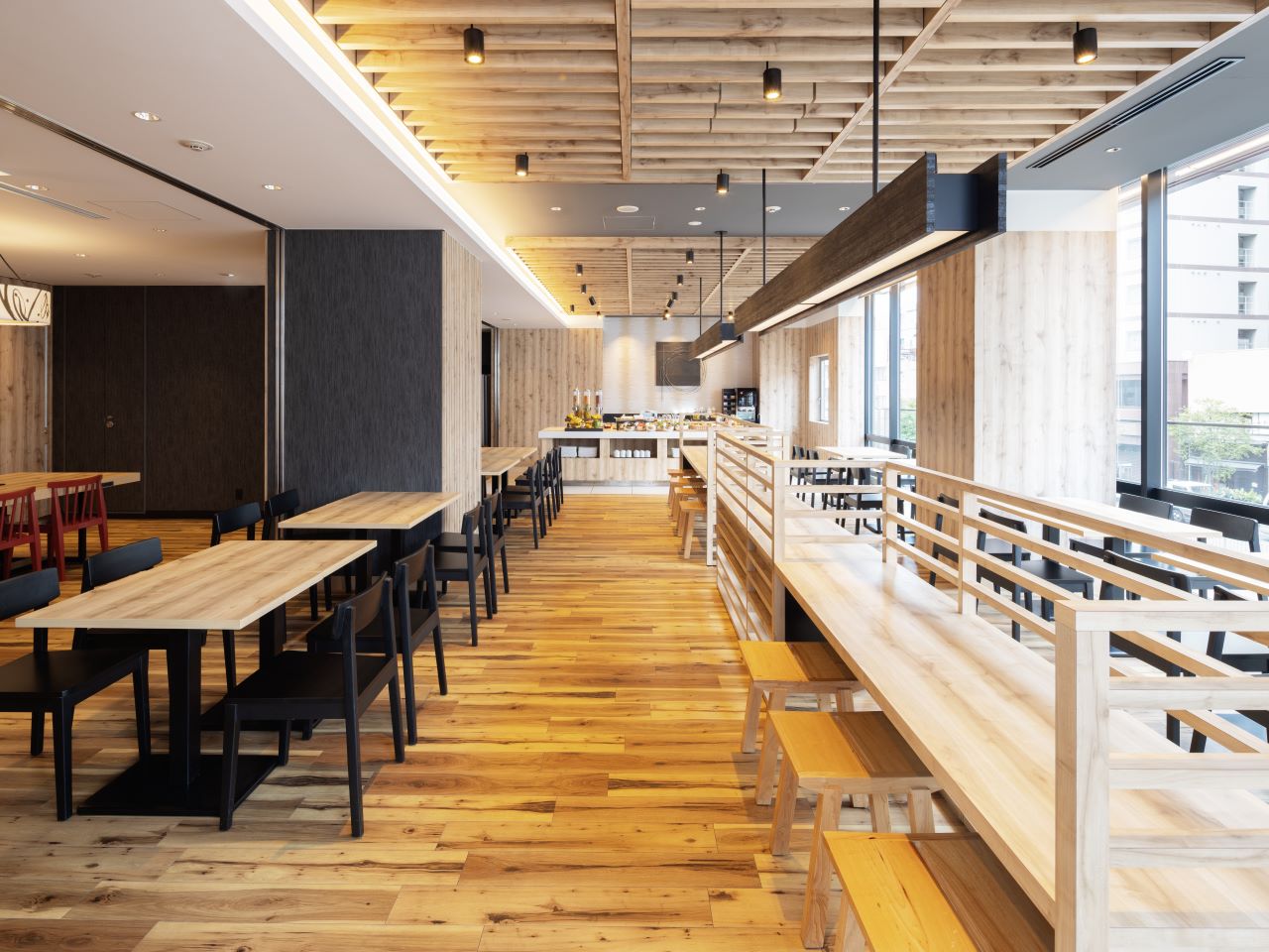 朝食会場「the b lounge」