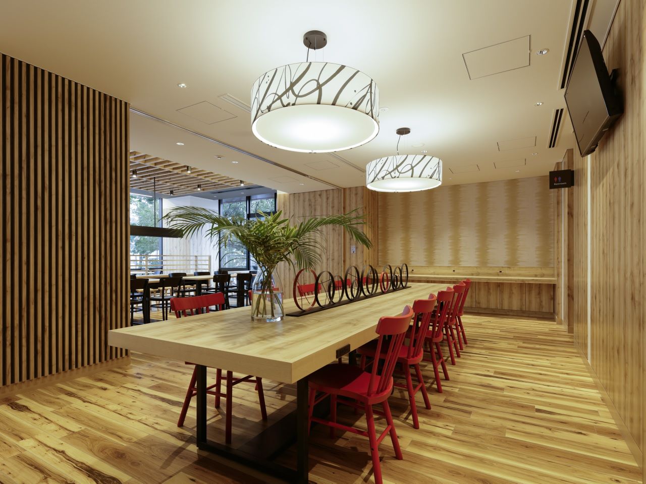 宿泊者専用スペース「the b lounge」