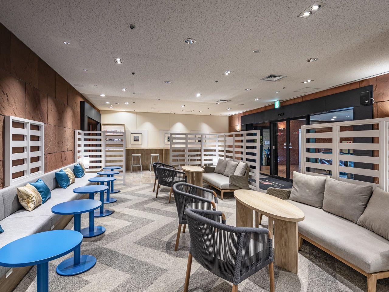 宿泊者専用スペース「the b lounge」