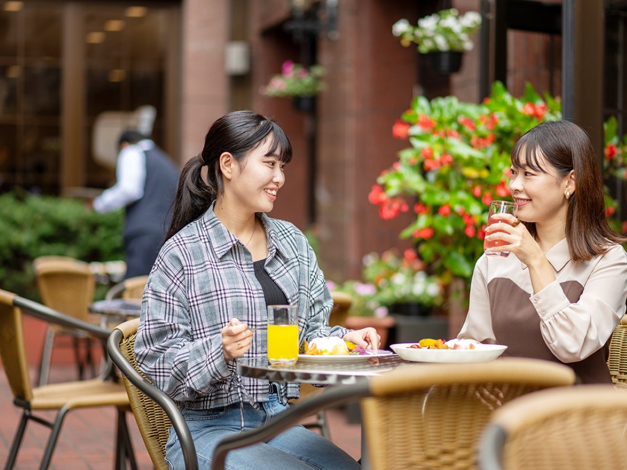 朝食会場