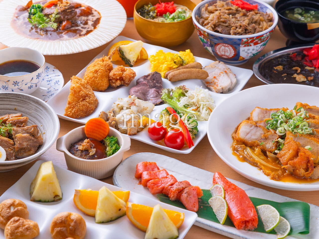 朝食ビュッフェ（イメージ）