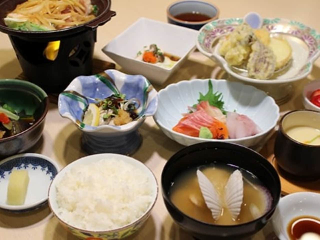 地元食材を使ったお食事