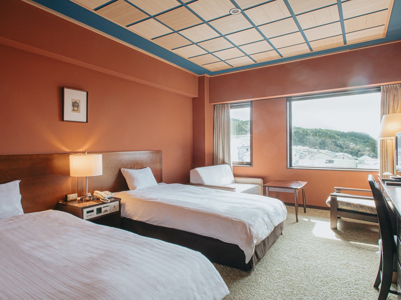 開放感のある客室