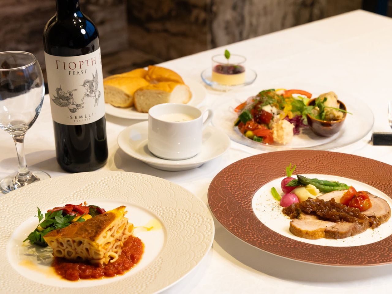 【グリークディナーライトコース】