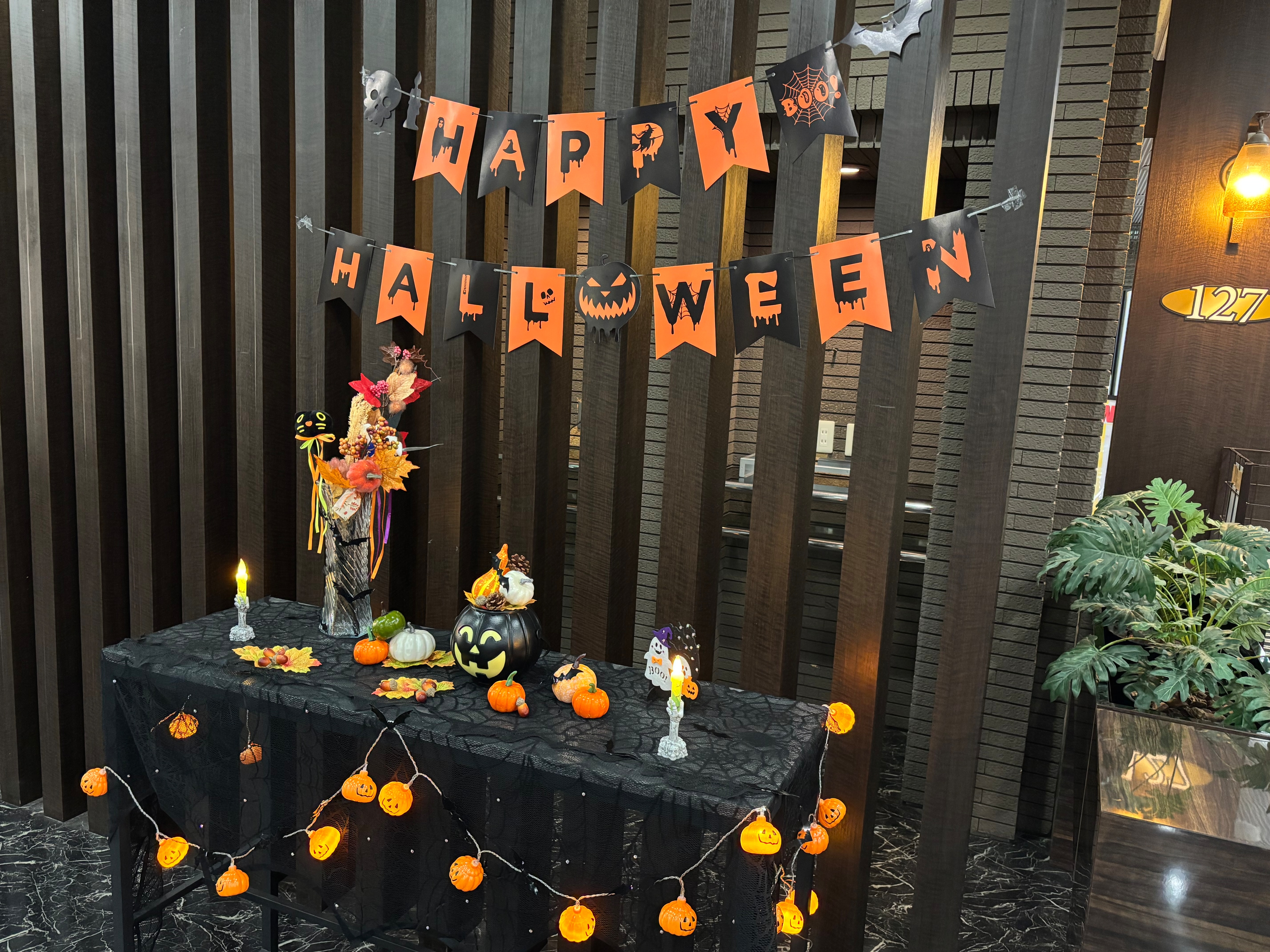 季節の装飾(ハロウィン)