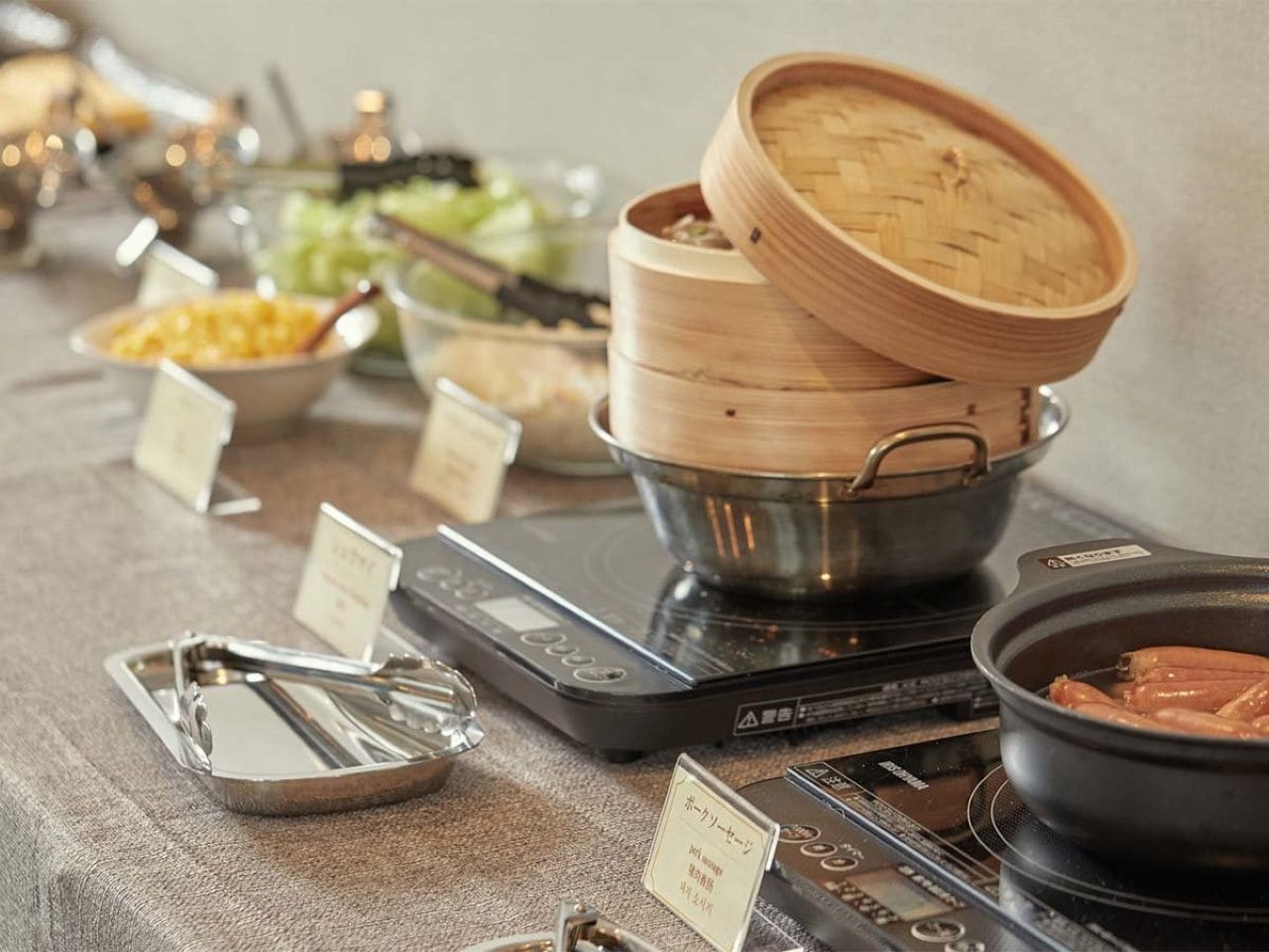 朝食ビュッフェ一例