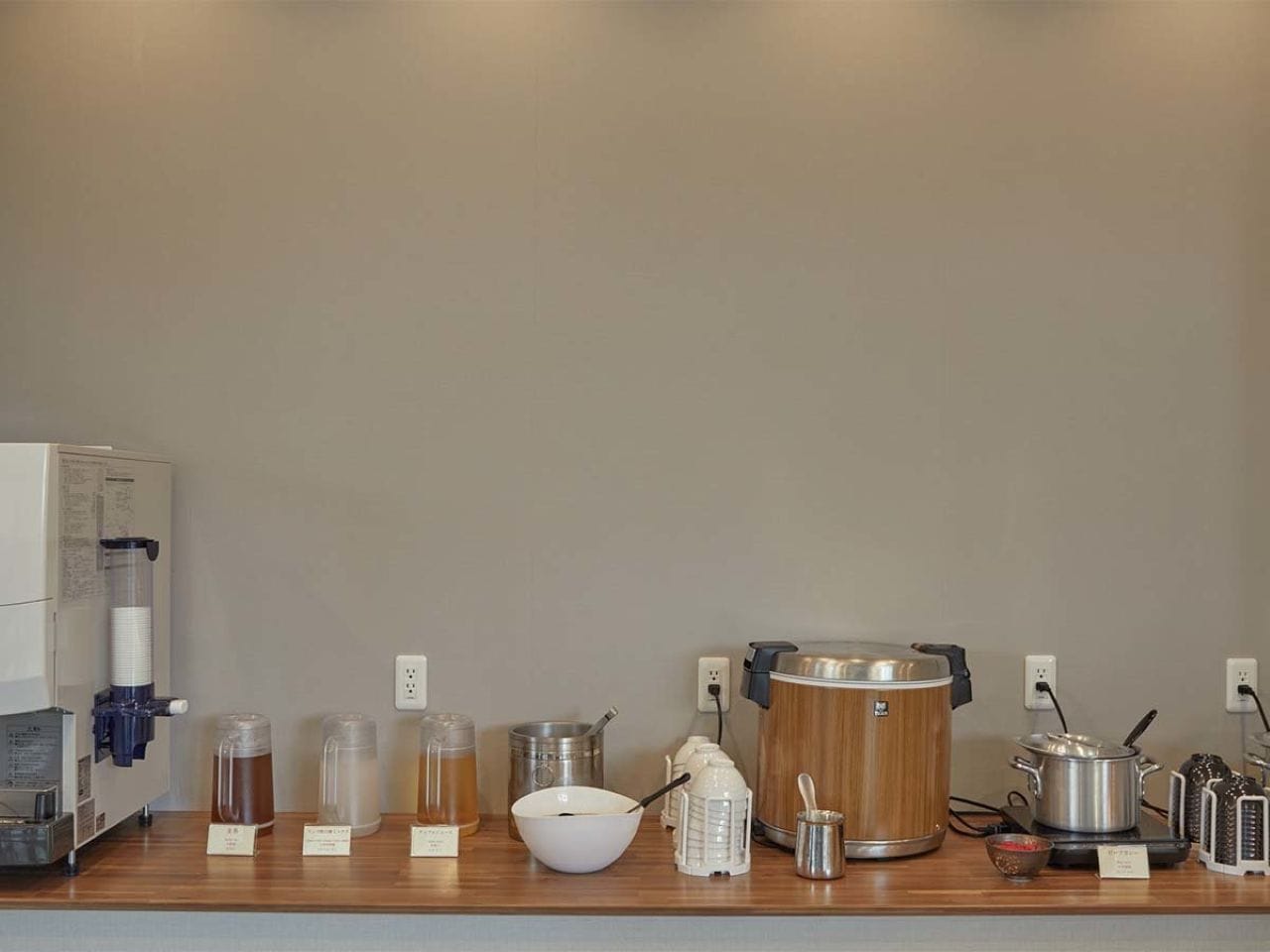 朝食ビュッフェ一例