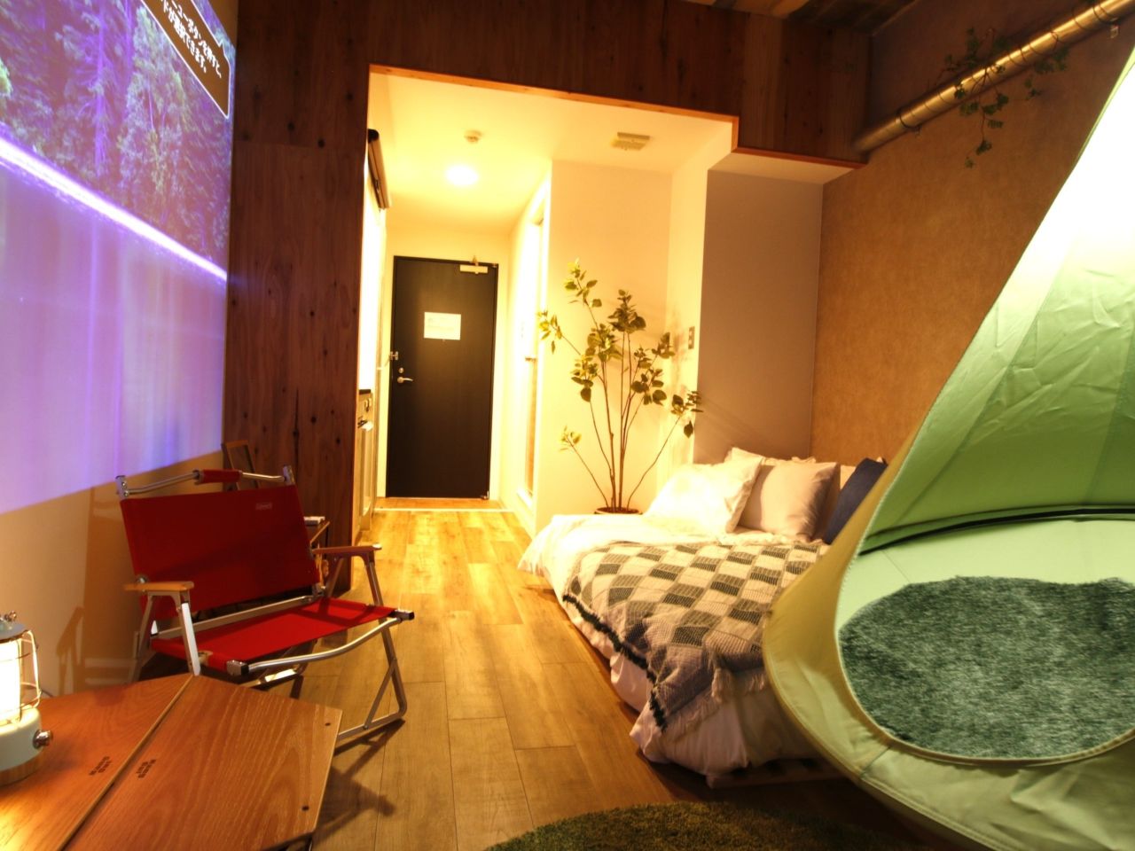 2F CAMP DOUBLE ROOM エキストラベット付