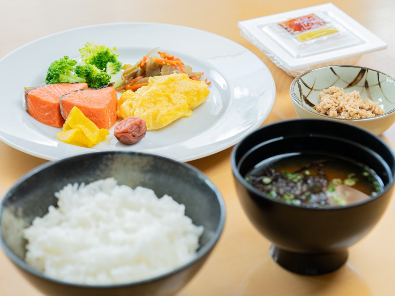 山形の美味しいお米を使用した自慢の朝食
