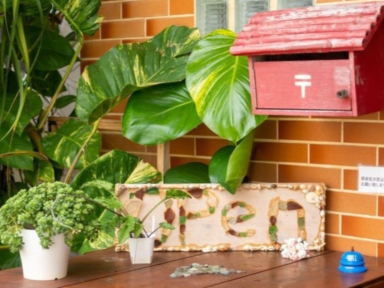 ホテルから徒歩2分の「NANBIKAガーデン」でいただく久米島の家庭料理