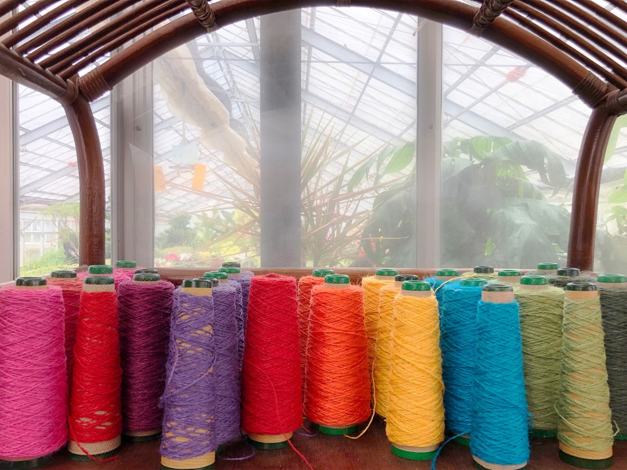 はた織り体験用の糸