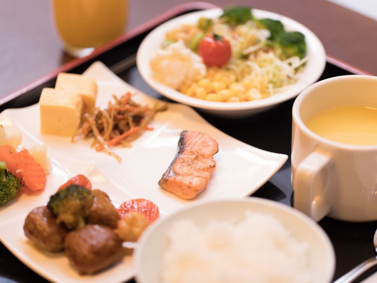 朝食バイキング1