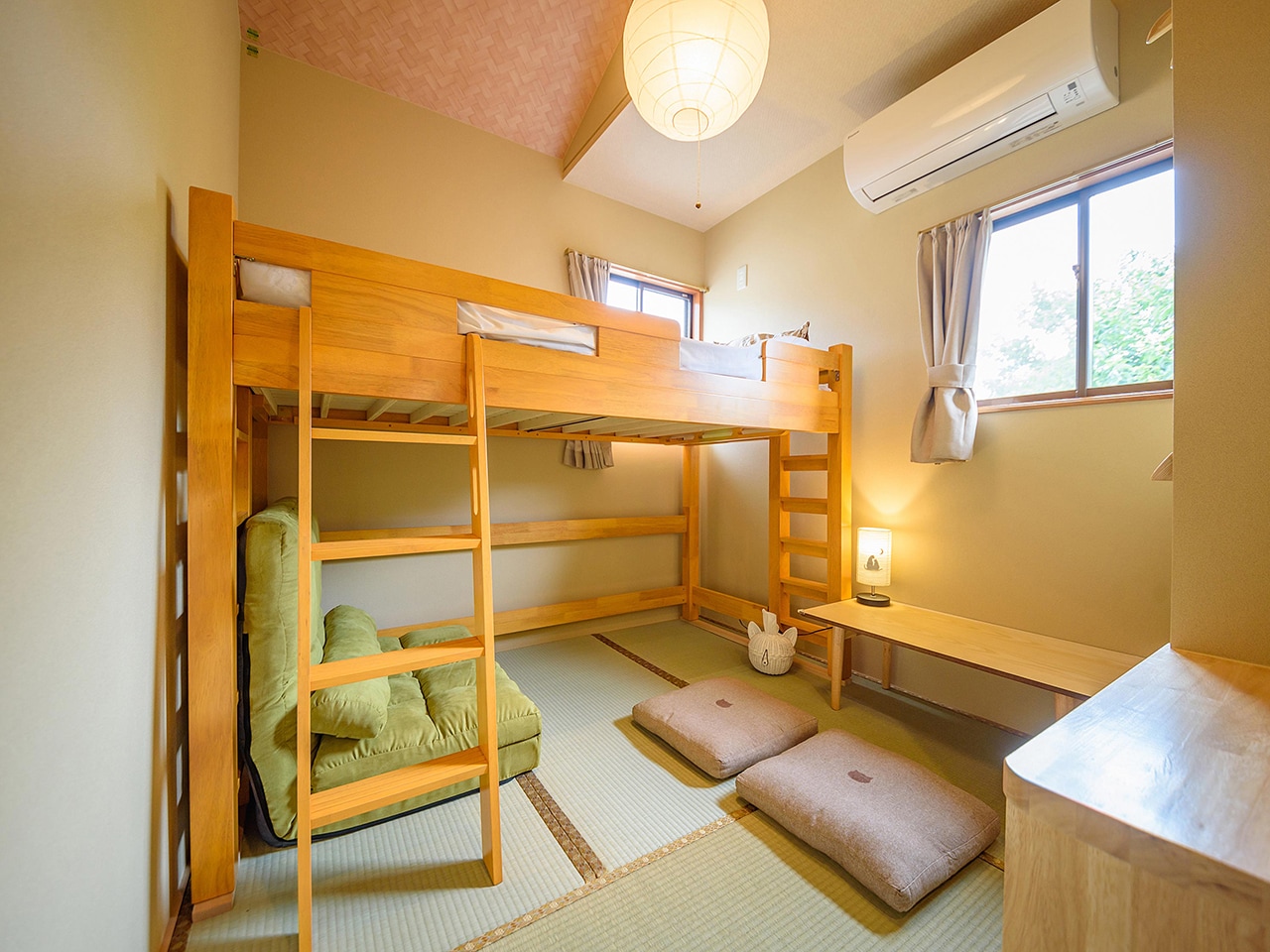 ロフトベッドでおやすみ☆和室4.5畳（トイレ洗面付）