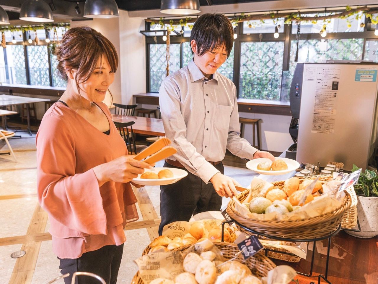 自家製焼き立てパン