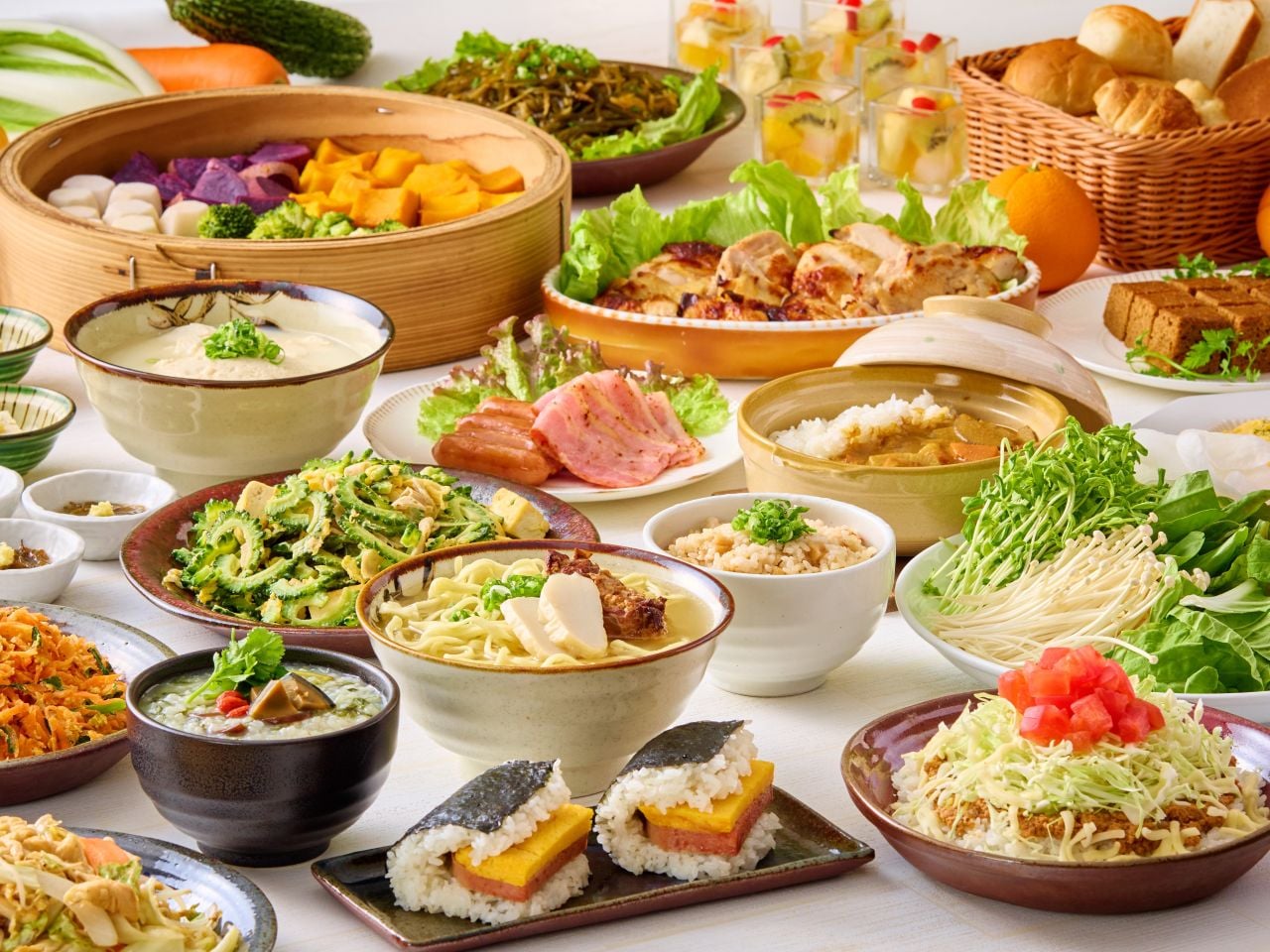 朝食ビュッフェ