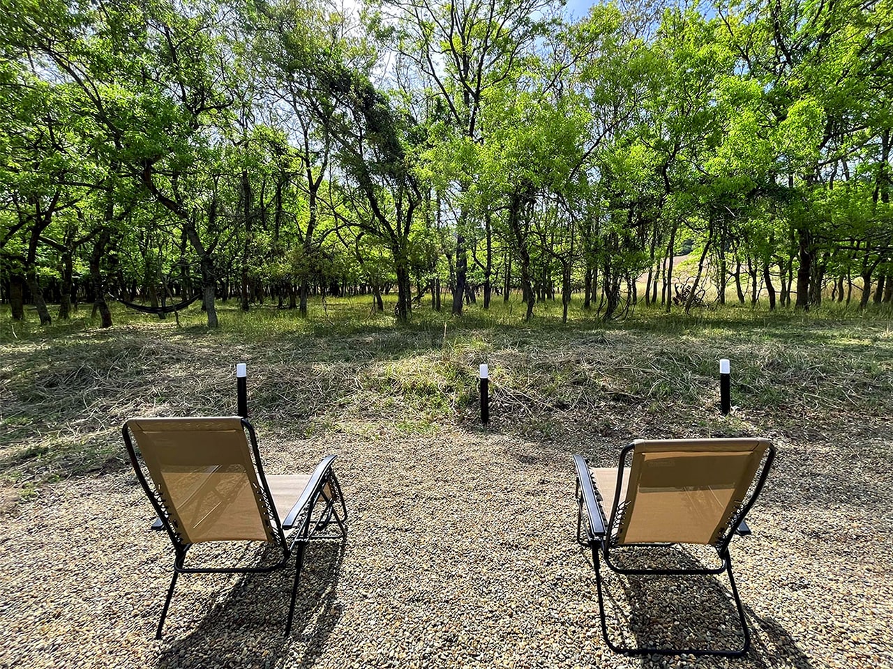 外気浴スペース