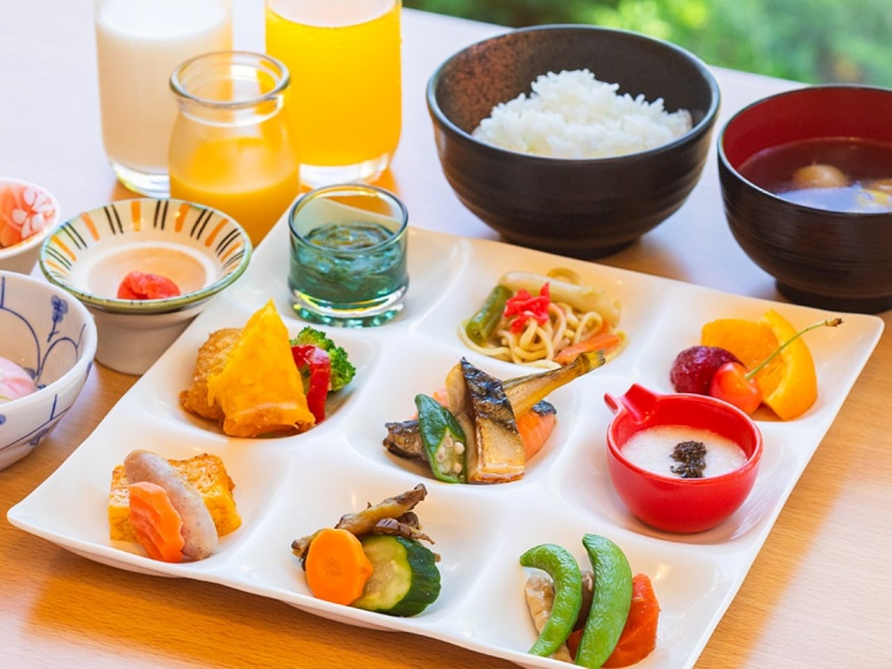 バランスのとれた和の朝ごはん