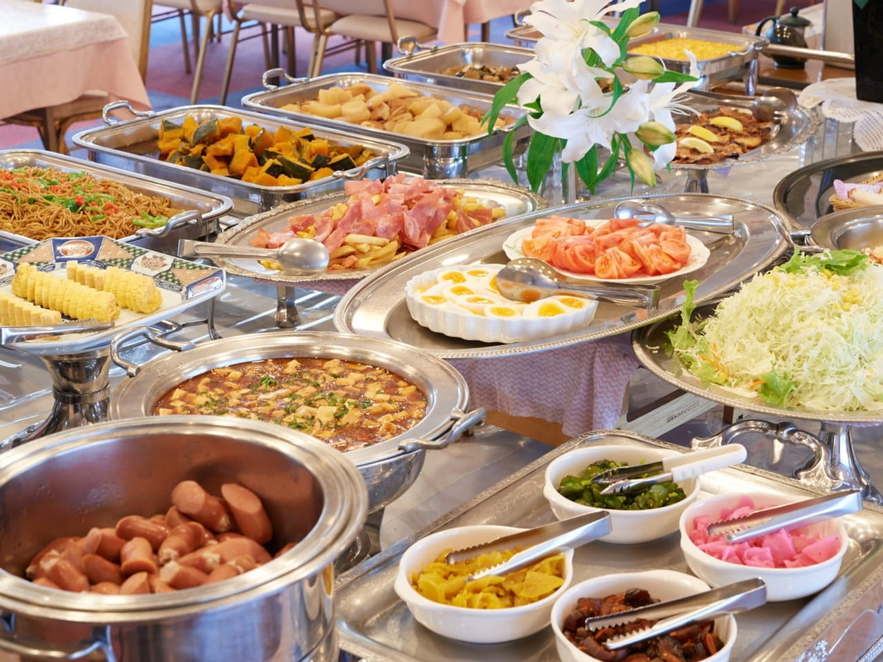朝食ビュッフェ