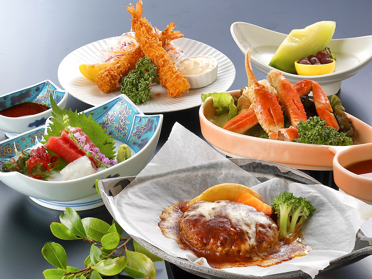 お子様用夕食一例　なお、幼児用のお料理は大人料理を取り分けにてお願いします。