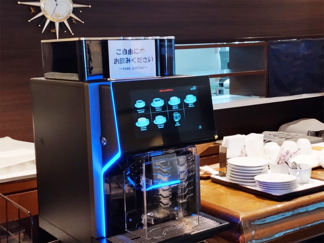 朝食後の一杯のコーヒーは格別です